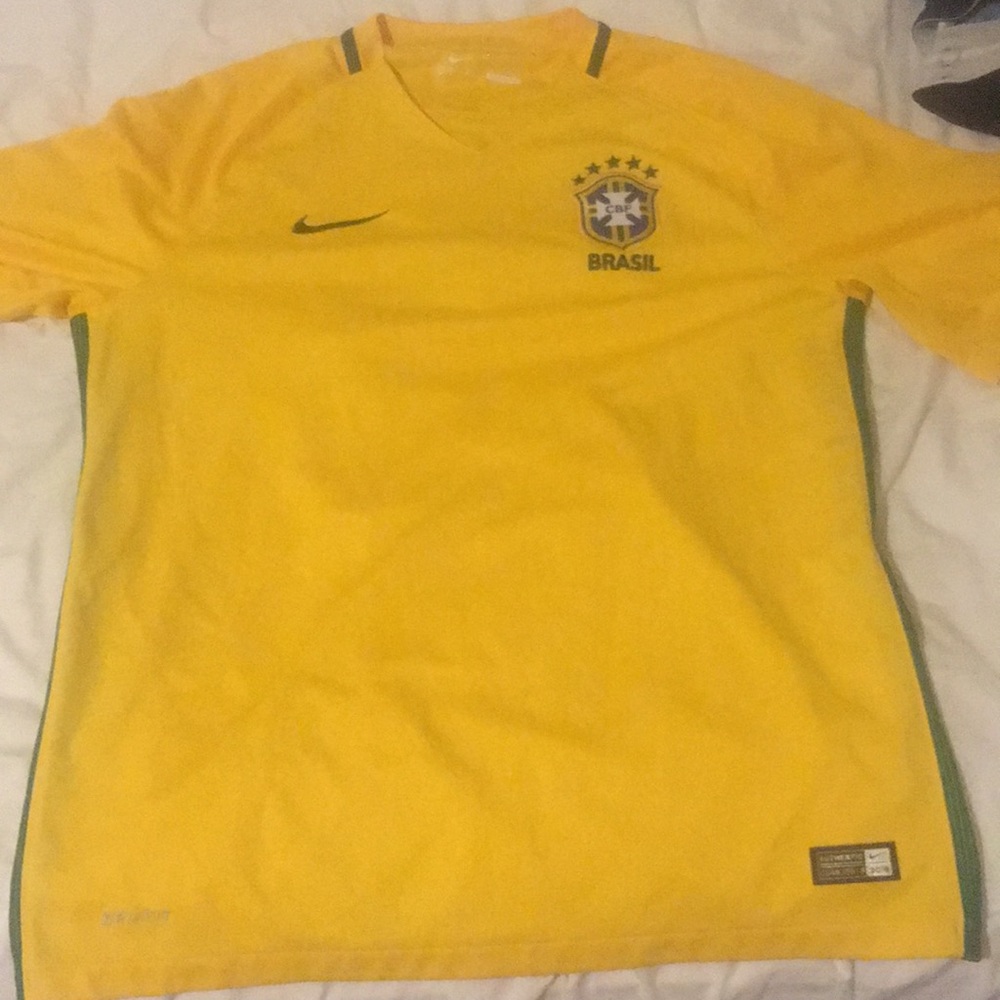 Authentic 2016 Brazil soccer jersey